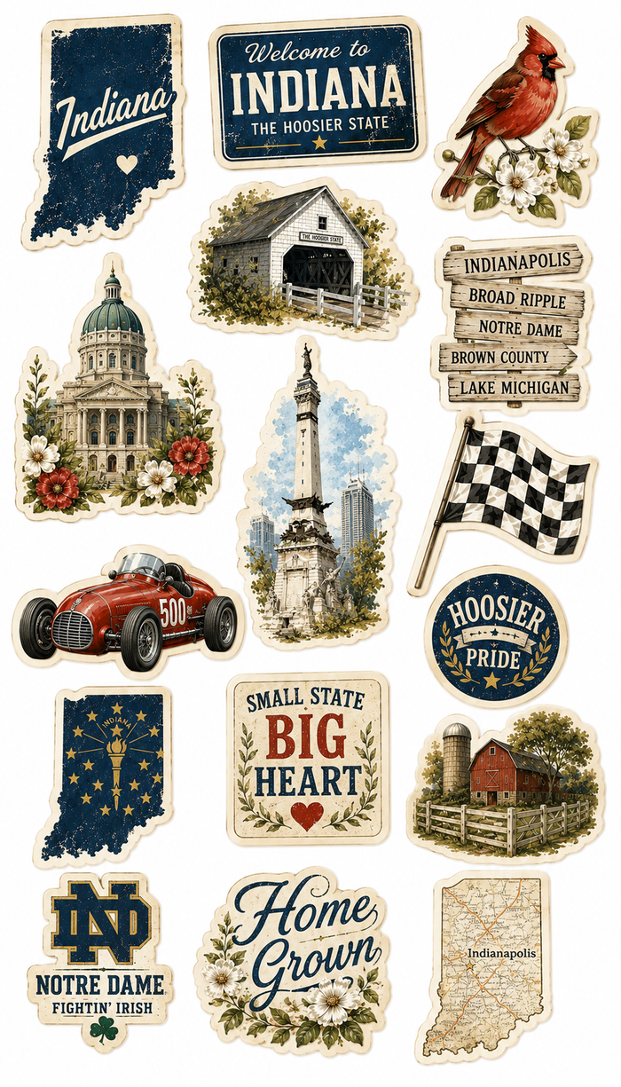 Indiana Scrapbook Kit