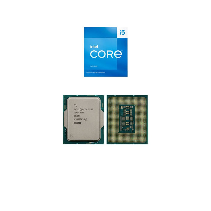 Intel® Core™ i5-14400F Desktop Processor  - Try - شركة القيم العالمية للحاسبات