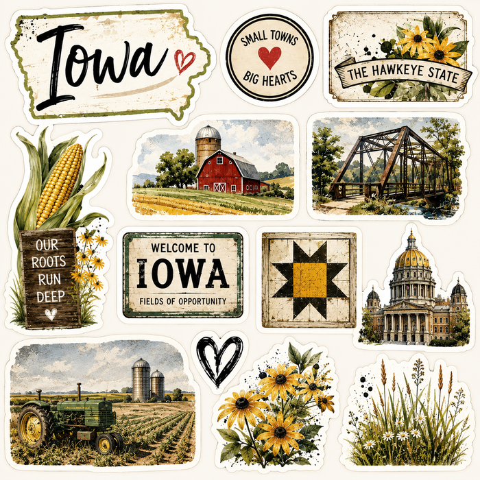 Iowa Scrapbook Kit
