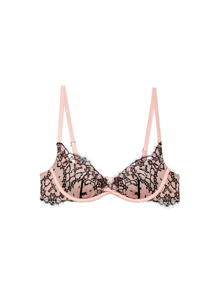 Iris Lace Demi Bra-bleached apricot-flat