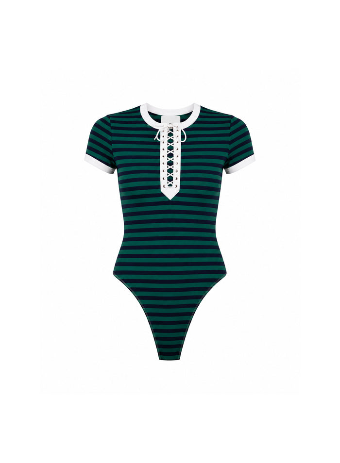 Ivy Ringer Bodysuit-lucky midnight navy