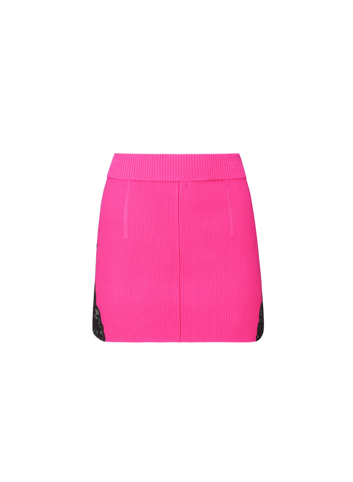 Jolie Mini Skirt-wild pink