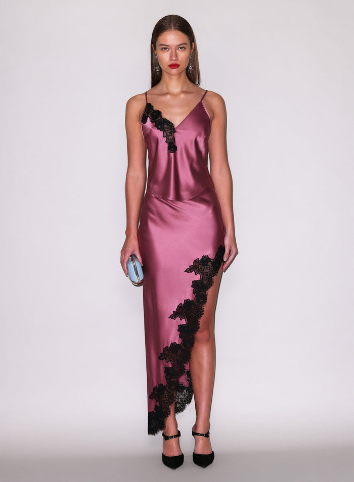 Juliet Lace Cami- pink truffle- fleur du mal