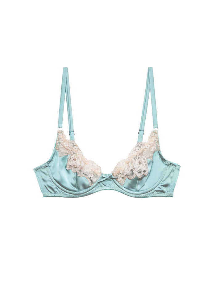 Juliet Lace Demi Bra-frosted mint-flat