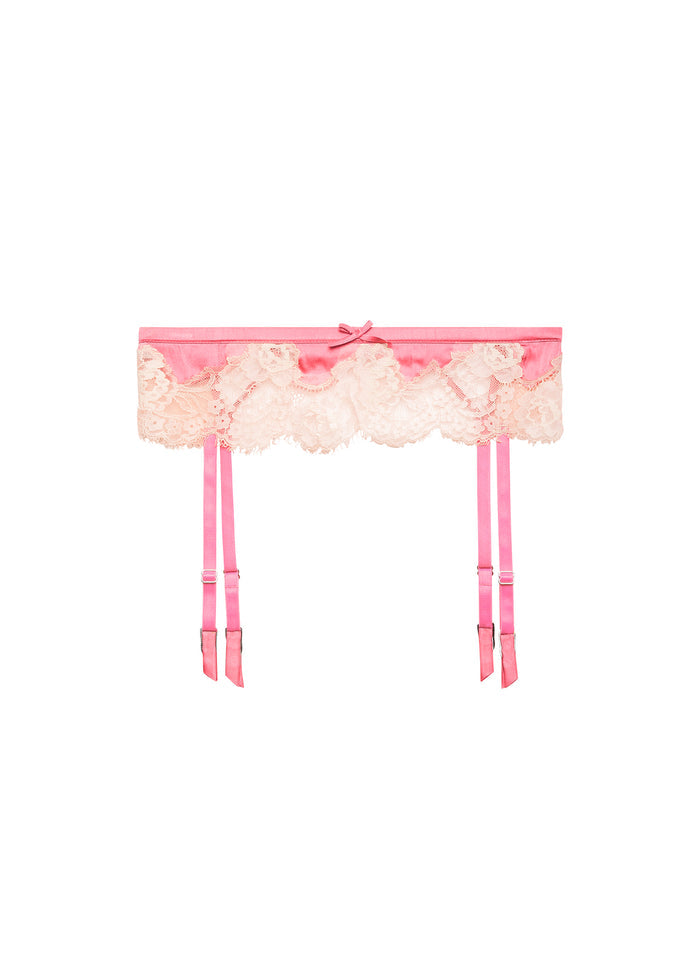Juliet Lace Garter Belt-watermelon-flat