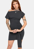Kiona Tie Waist Mini Dress