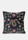Kobra Snake Square Cushion
