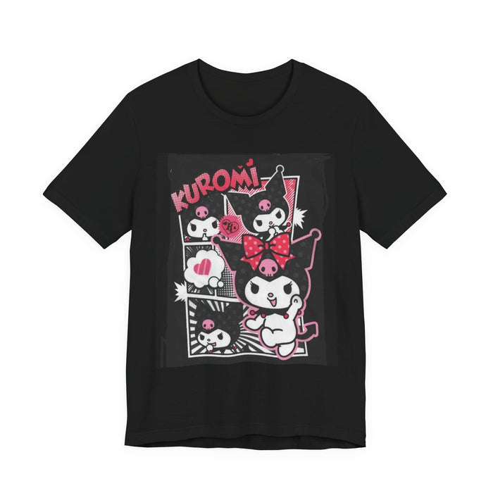 Kuromi Character Graphic Tee - Cute Kawaii Goth Anime T-Shirt