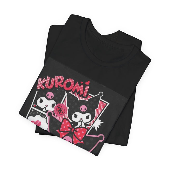 Kuromi Character Graphic Tee - Cute Kawaii Goth Anime T-Shirt