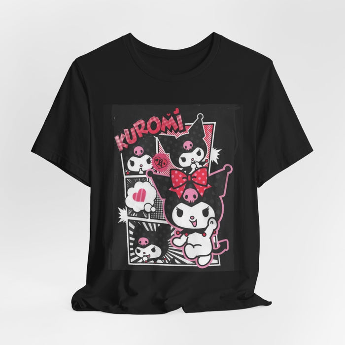 Kuromi Character Graphic Tee - Cute Kawaii Goth Anime T-Shirt