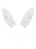 Lace Bunny Ears-ivory-Fleur du Mal-flat