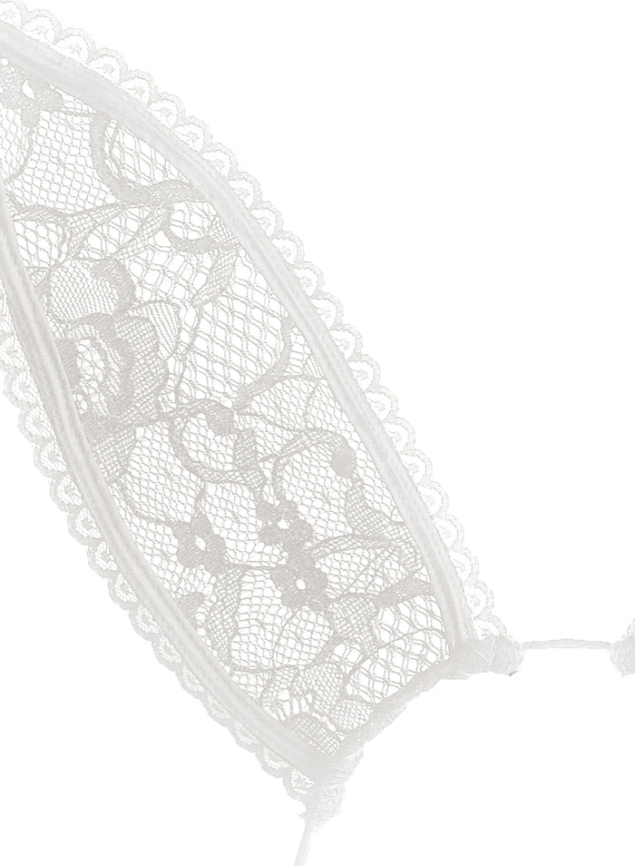 Lace Bunny Ears-ivory-flat