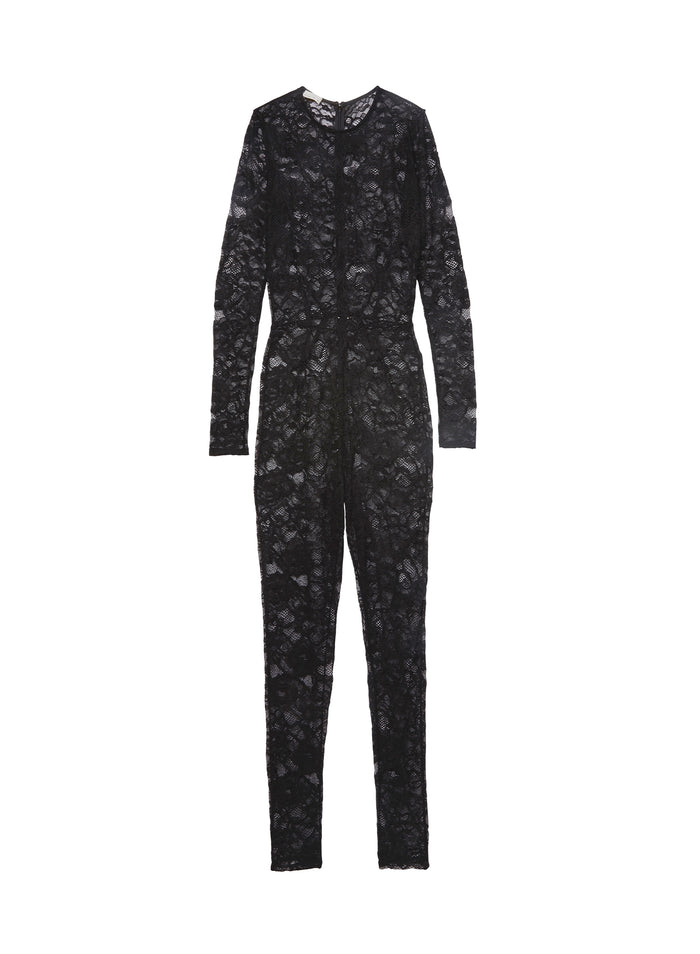 Lace Catsuit-black-flat