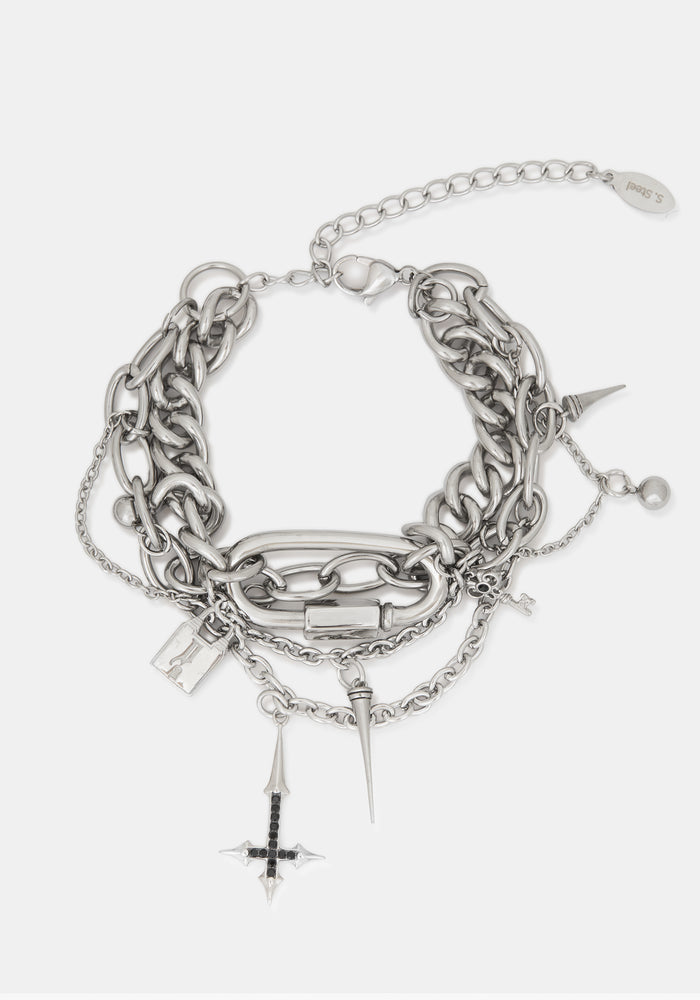 Lagoxin Stainless Steel Charm Bracelet Pack