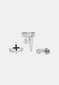 Lagoxin Stainless Steel Ring Set