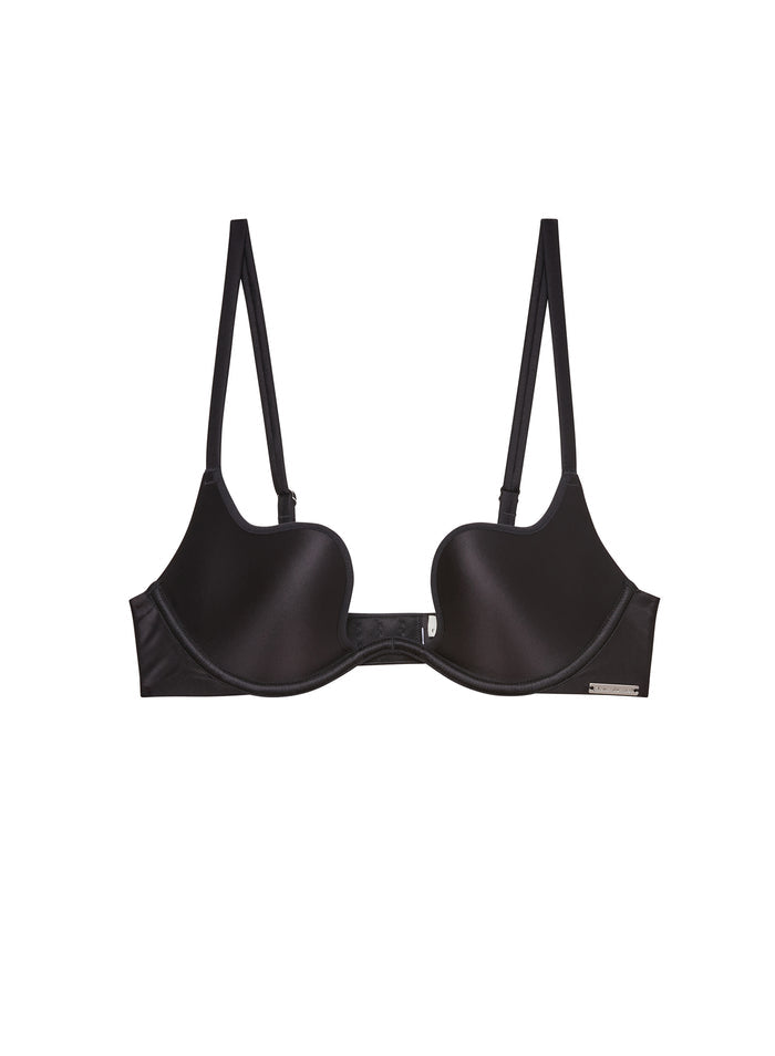Le Gloss Seduce U-Plunge Bra-black-flat