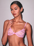Le Stretch Lace Demi Bra-bisou-Fleur du Mal