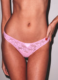 Le Stretch Lace Thong-bisou-Fleur du Mal