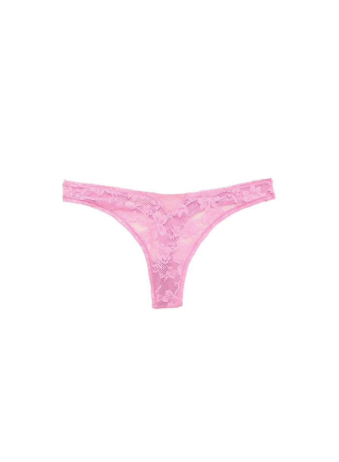 Le Stretch Lace Thong-bisou-flat