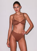 Le Stretch Micro Demi Bra-caramel-Fleur du Mal