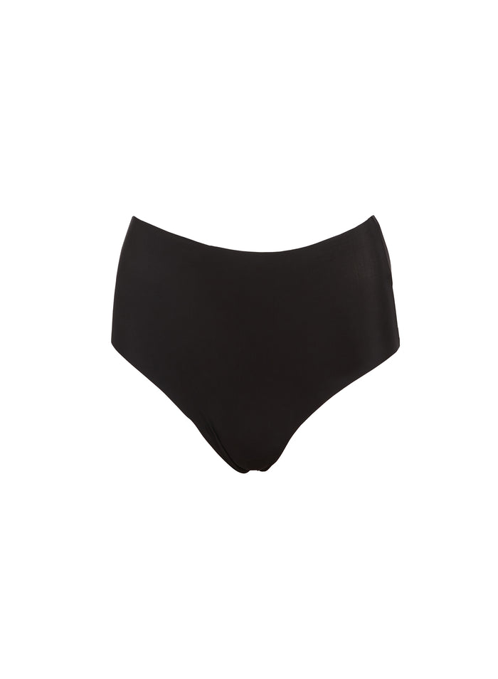 Le Stretch Micro High Waist Brief-black-flat
