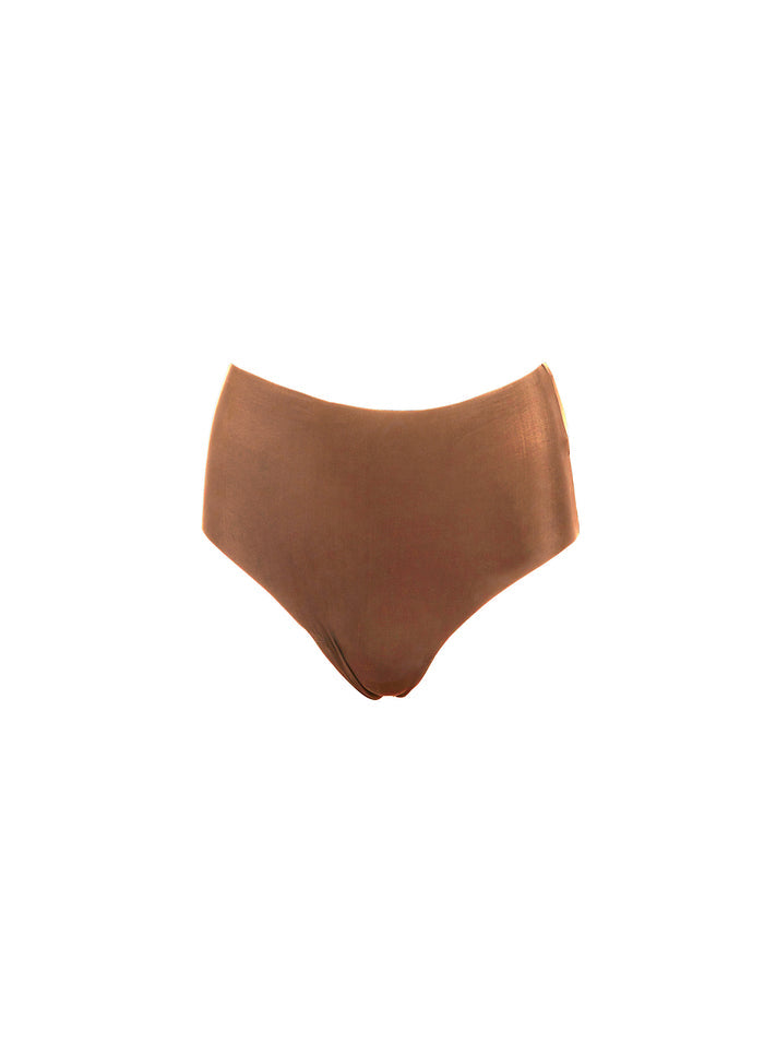 Le Stretch Micro High Waist Brief-caramel-flat