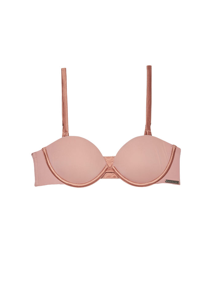 Le Stretch Micro Multi-Way Bra-tan-flat