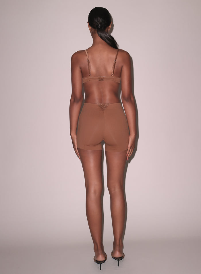 Le Stretch Micro Short-caramel