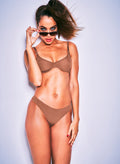 Le Stretch Micro Thong-caramel-Fleur du Mal