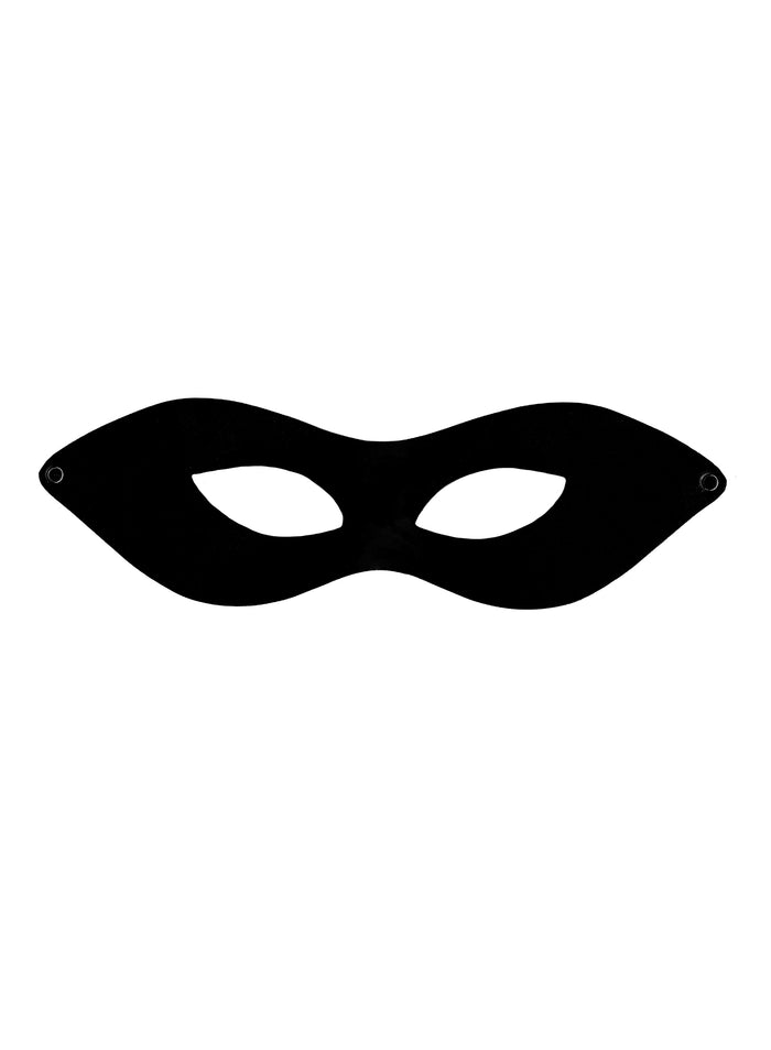 Leather Eye Mask-black-flat