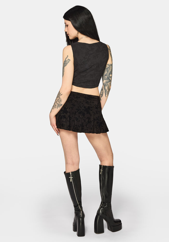 Lila Embroidered Corset Top