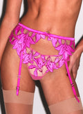 Lily Embroidery Hipster Thong-wild pink-Fleur du Mal