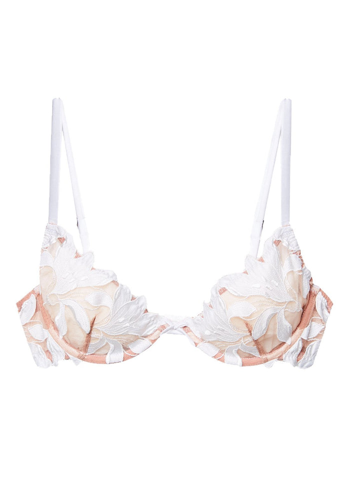 Lily Embroidery Plunge Demi Bra-ivory-flat