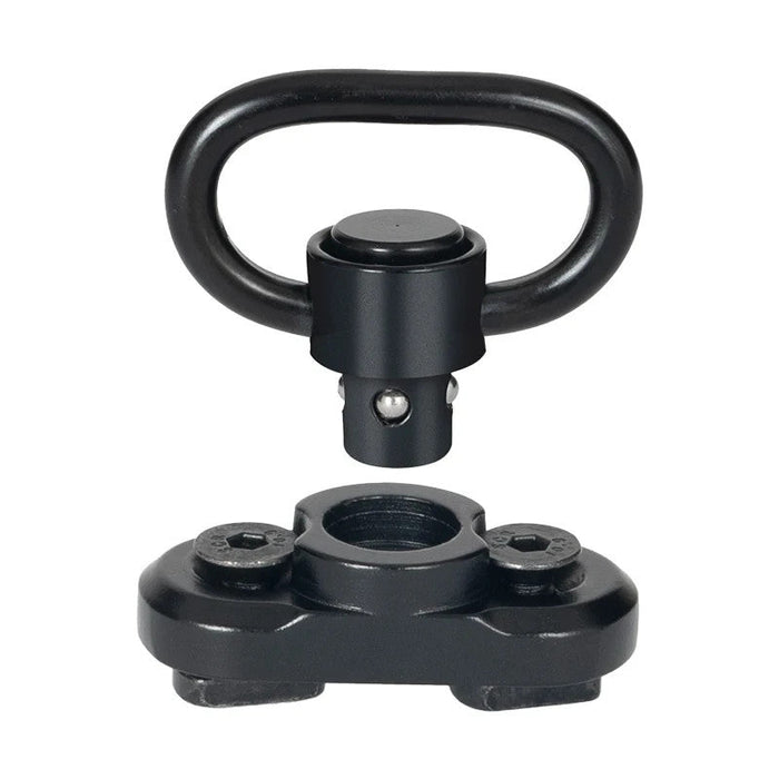 Linkogear QD Strap Mount Quick Detach Swivel w/ Hardware Black