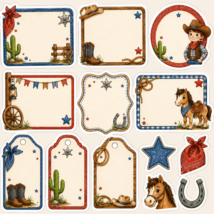 Little Cowboy Scrapbook Kit