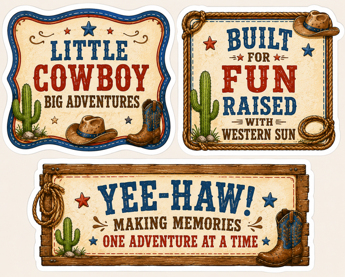 Little Cowboy Scrapbook Kit
