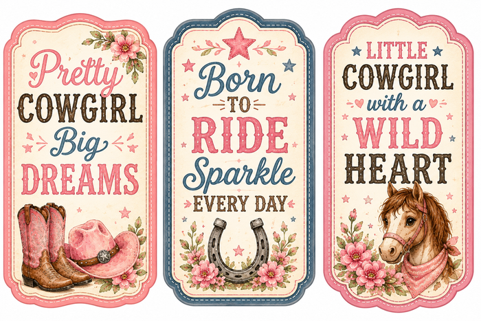 Little Cowgirl Scrapbook Kit