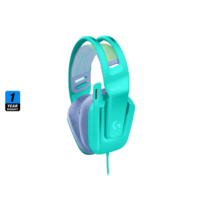 Logitech G335 Wired Gaming Headset - Mint