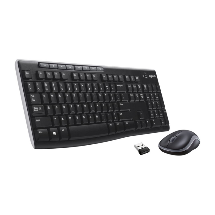 Logitech MK270 Wireless Keyboard and Mouse Combo - شركة القيم العالمية للحاسبات