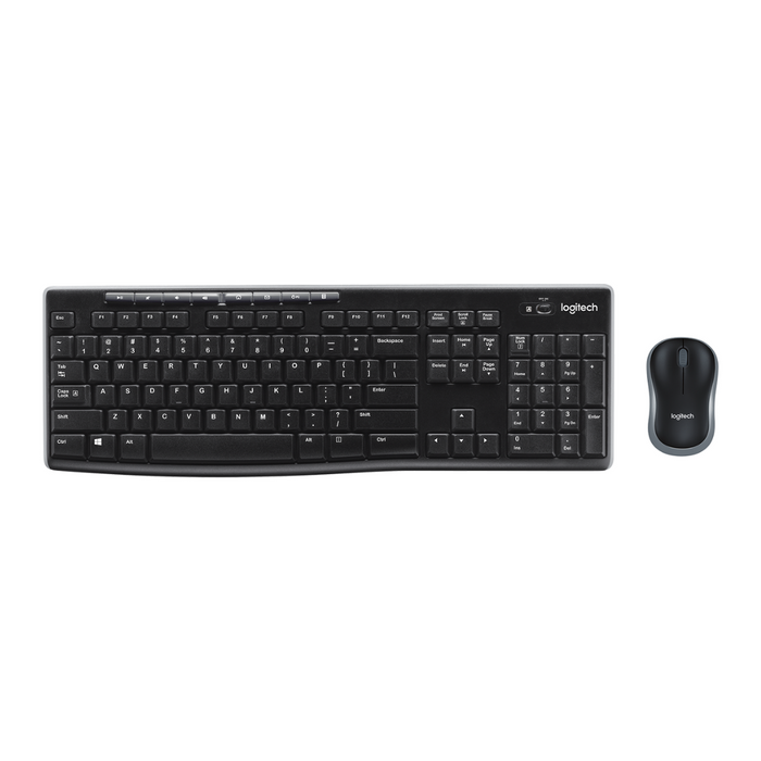 Logitech MK270 Wireless Keyboard and Mouse Combo - شركة القيم العالمية للحاسبات