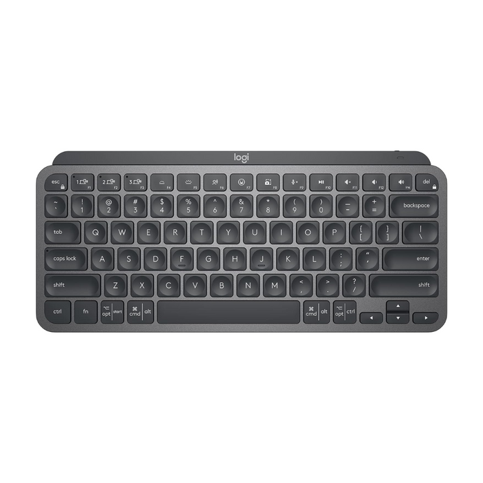 Logitech MX Keys Mini Wireless Keyboard - Graphite - شركة القيم العالمية للحاسبات