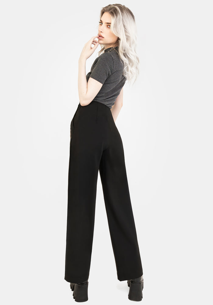Lucia Embroidered Firefly Pleat Trouser