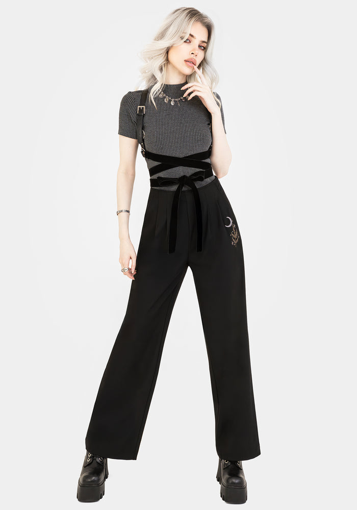 Lucia Embroidered Firefly Pleat Trouser