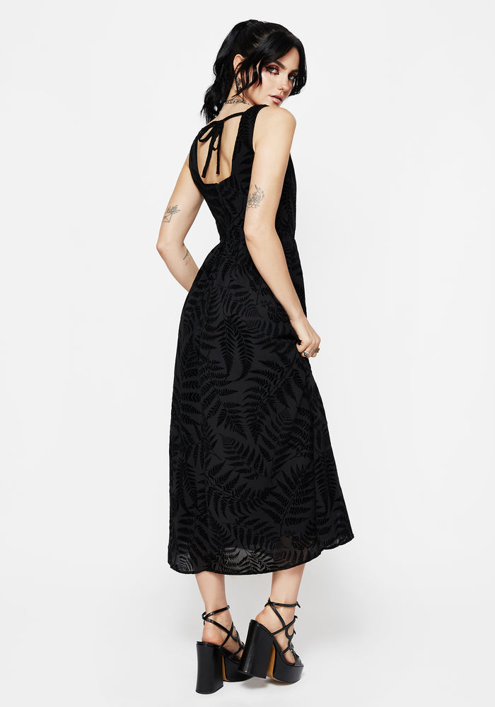 Lunafern Cami Fern Printed Midaxi Dress