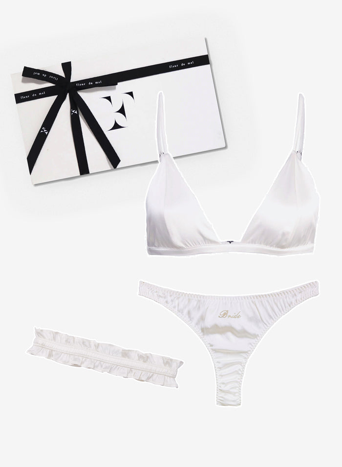 Luxe Bridal Gift Set-white-Fleur du Mal