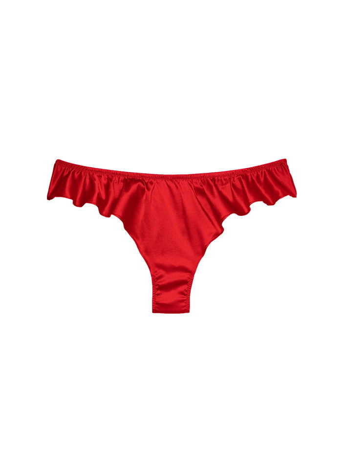 Luxe Flutter Panty-rouge-Fleur du Mal-flat