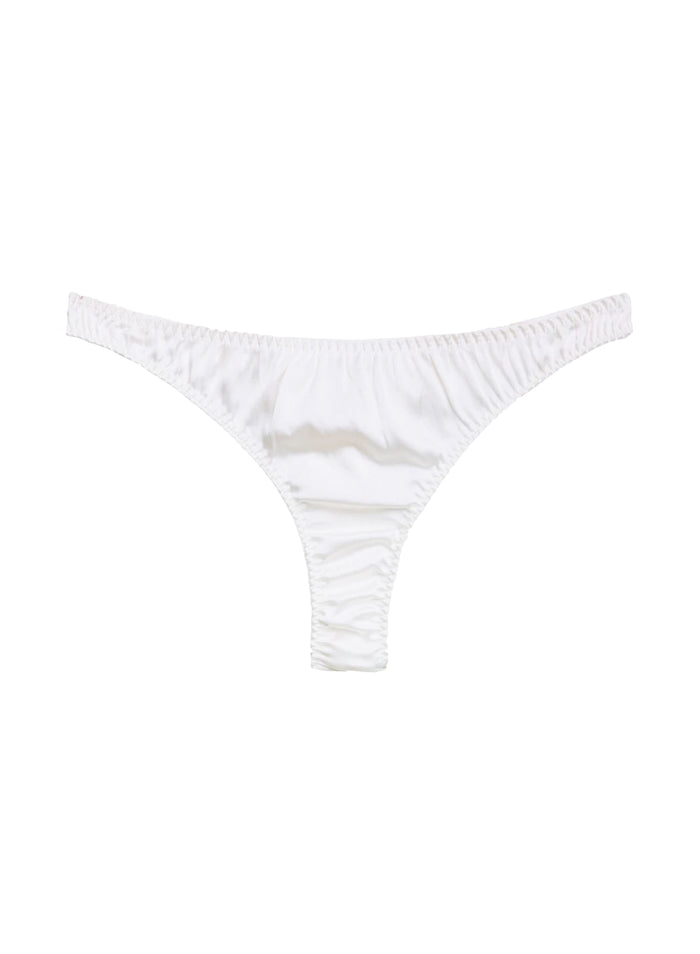 Luxe Thong-ivory-flat