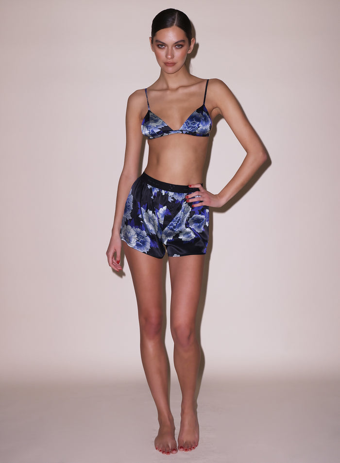 Luxe Triangle Bra-tokyo rose