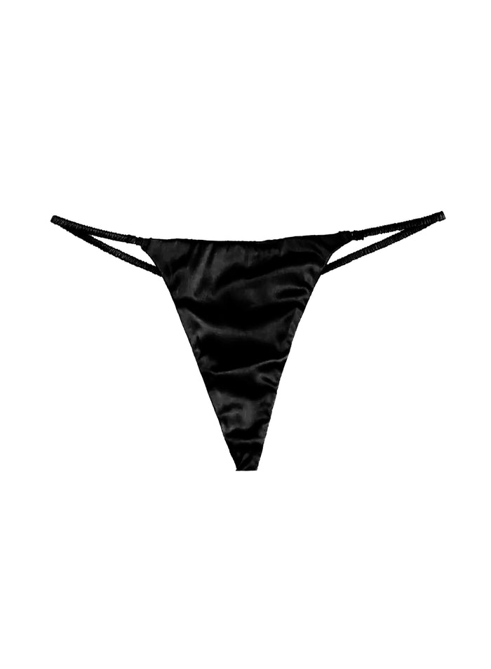 Luxe V-String-black-flat
