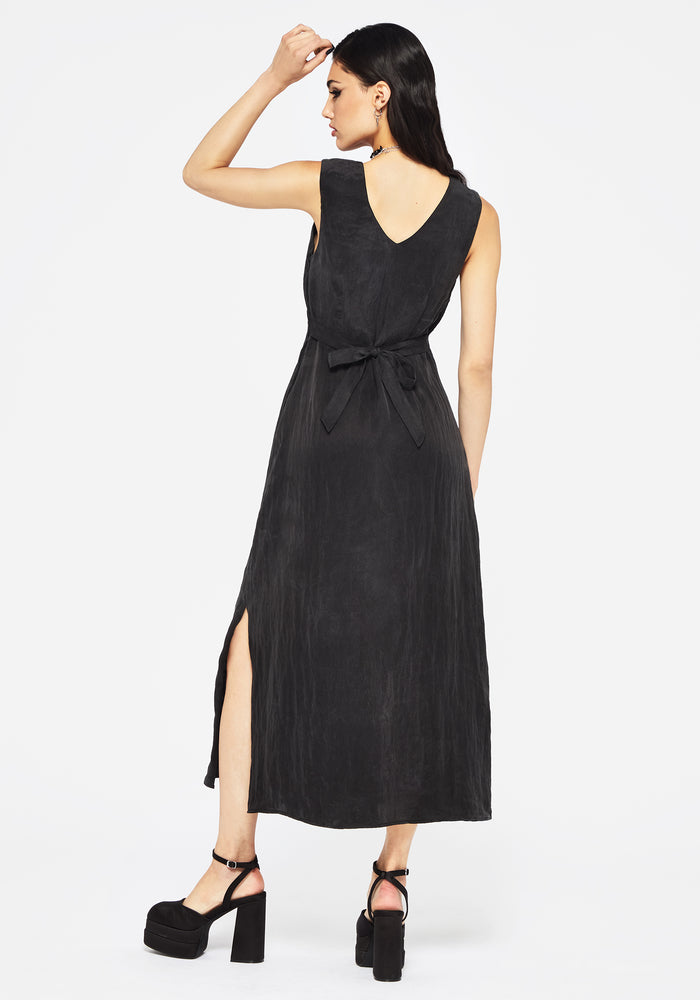 Maeve Lyocell Blend Floral Embroidered Cami Maxi Dress